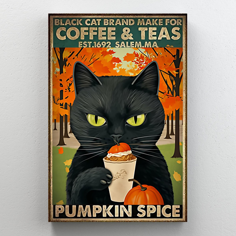 «Pumpkin Spice», impression sur toile tendue, H 14 po x l 11 po x P 1,25 po