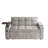 Modern 65" Velvet Pull-Out Sofa Bed with Side Table-264459445