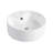 Ceramic Rotundity Above-Counter White Bathroom Sink Art Basin, Durable And Easy To Clean With Stylish Design