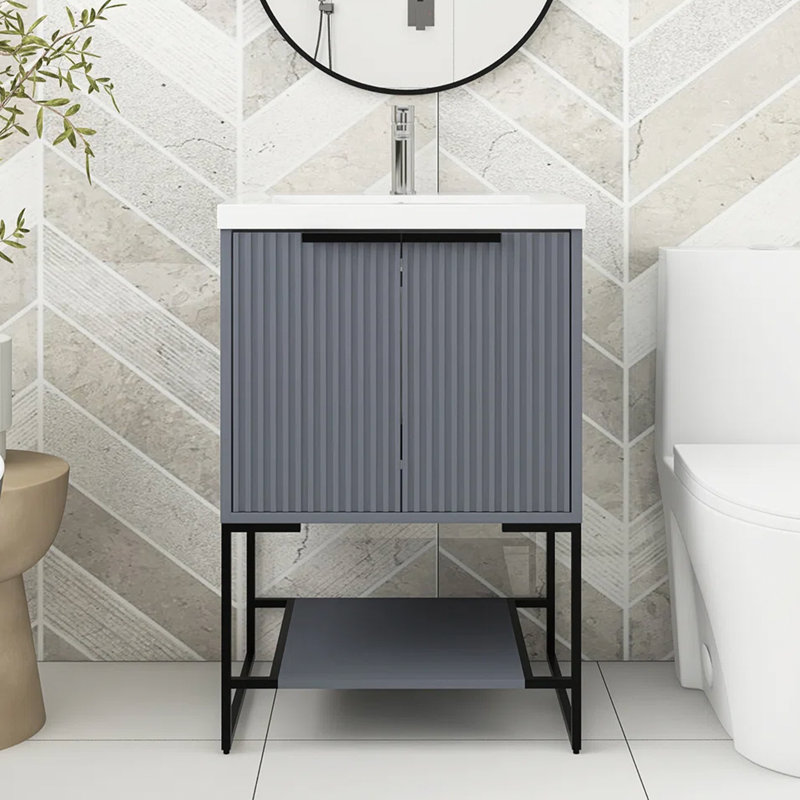 Ensemble de meuble-lavabo simple 24 po Zlate, Érable
