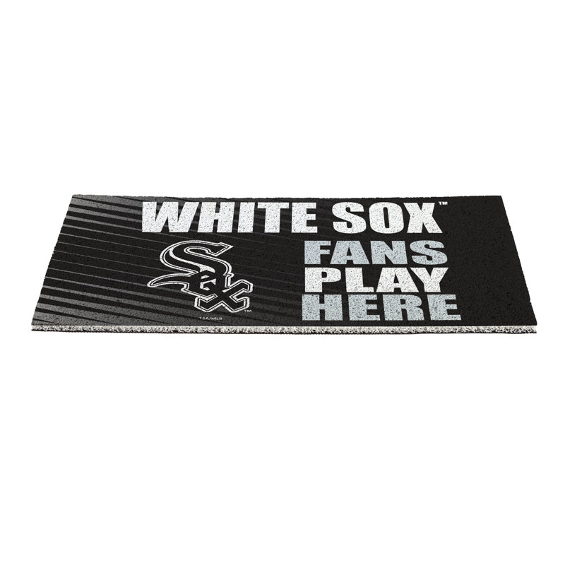 Tapis en PVC Chicago White Sox Fan, 28 po x 16 po