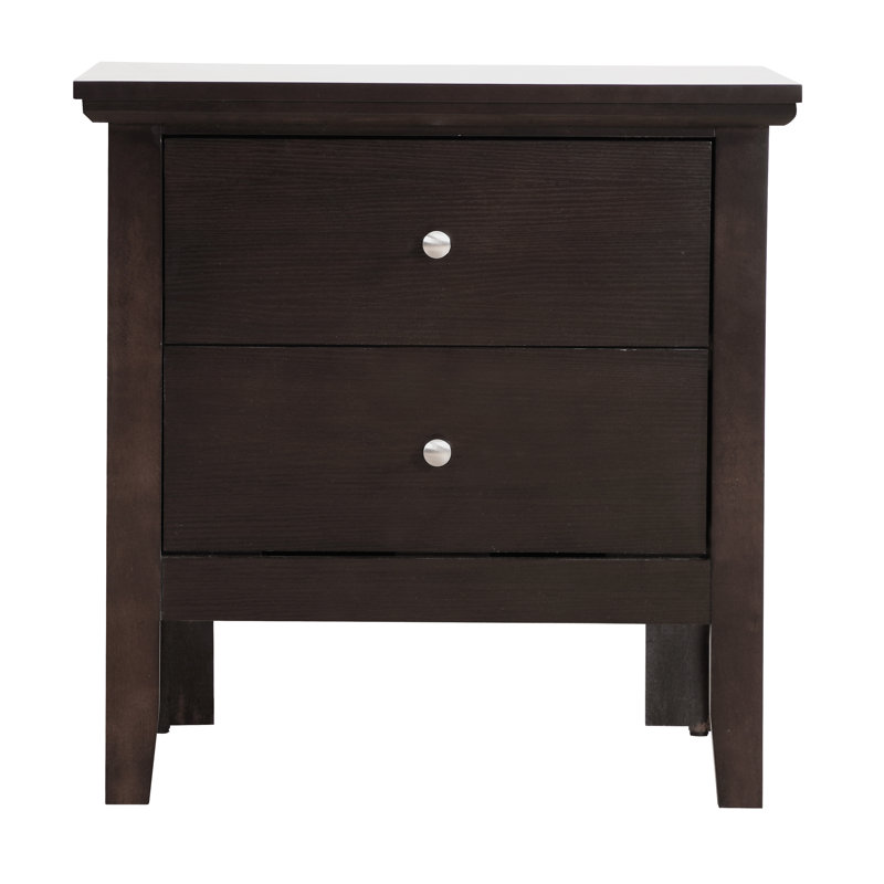 Chic Nightstand With Storage Drawers