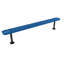 Banc, bleu clair texturé, extensible, 2,44 m, sans dossier, surface-270461672-270461691