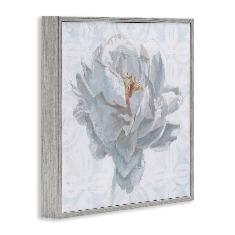 Pivoine blanche sublime par Wellington Studio bg-010, Estampe numérique Farmhouse, H 24 po x l 24 po