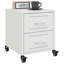 Angala 36cm W Steel Bedside Table-87684027