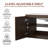 Sylvan 30" Single Wall-Mounted Floating Bathroom Vanity with Ceramic Sink, Dark Walnut,Hardwood Plywood,Soft-Close Doors & Interior Adjustable Storage-1773742144-1773742158