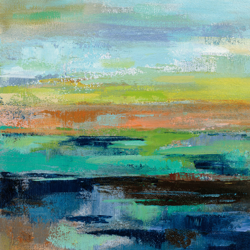 Delmar Sunset III, H 12 po x l 12 po, Non, Toile tendue