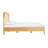 Tourmaline Natural Wood & Rattan Wavy Bed-99451703