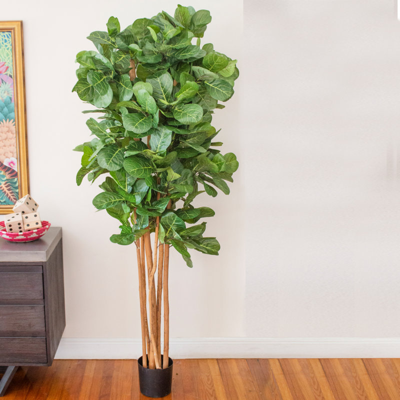 Arbre artificiel en pot, H 84 po x l 30 po x P 30 po