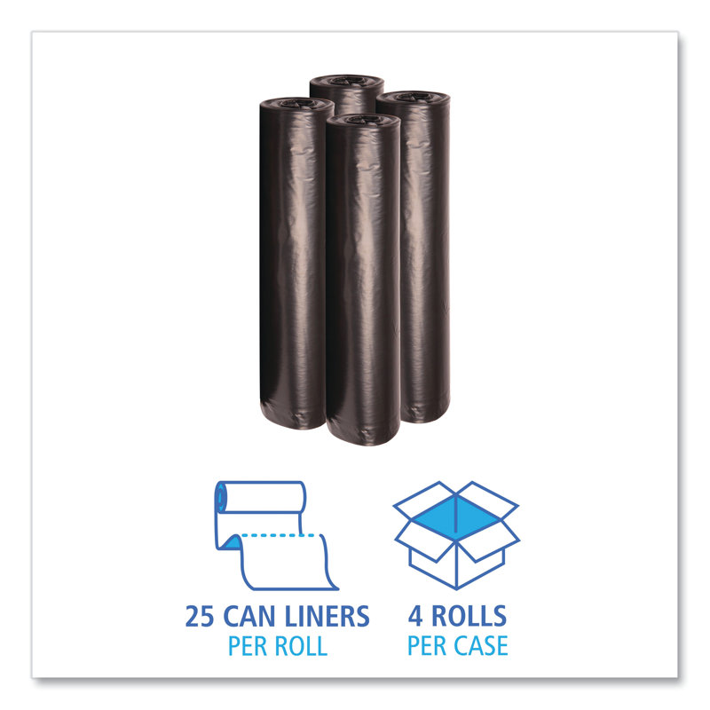 Plastic Trash Bags - 100 Count