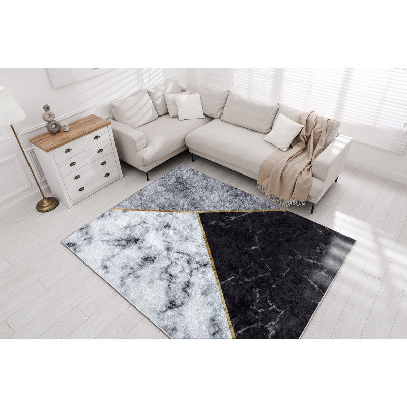 Miro Geometric Area Rug, Rectangular 160 x 220cm