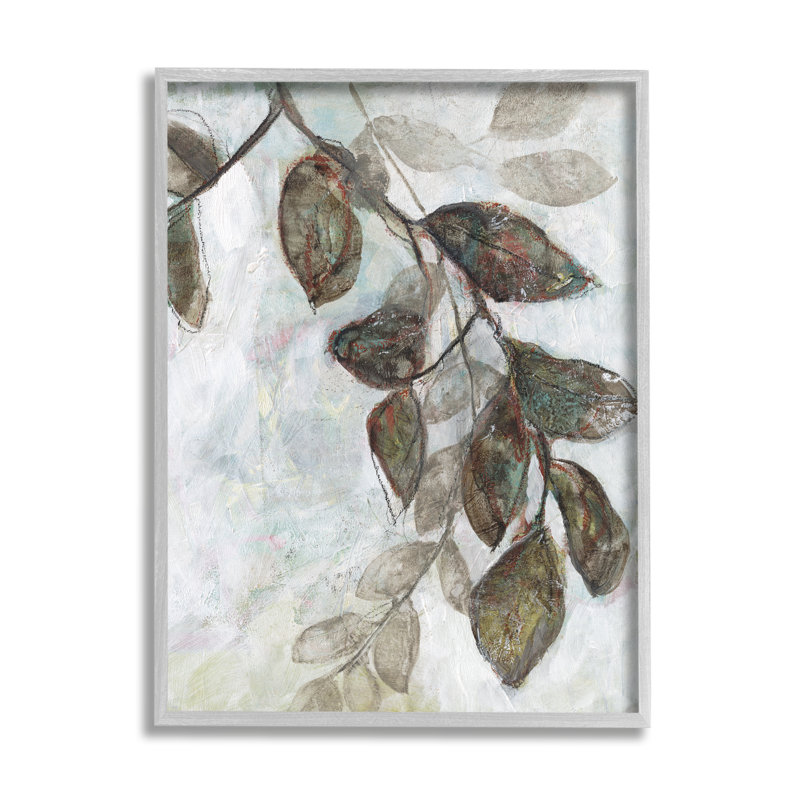 «Tree Branches S Croise Leaves» par Jennifer Goldberger - impression sur toile, Estampe numérique Farmhouse