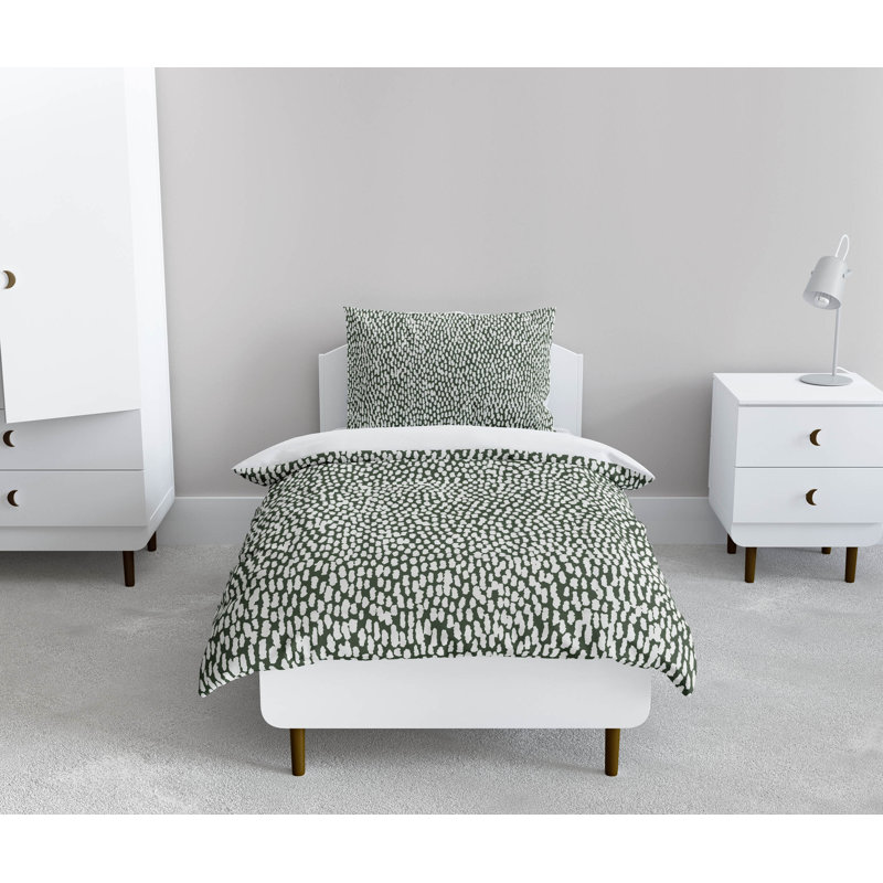 Ensemble d'édredon léger Twinkle Splat, Vert