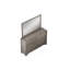 Commode de style moderne en bois 1pc