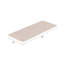 Tapis de bain en mousse viscoélastique - Tapis de salle de bain doux et absorbant 59 x 24 pouces avec imprimé texturé à vagues pour un décor de salle de bain élégant - Tapis de bain antidérapant lavable (ivoire)-16215049
