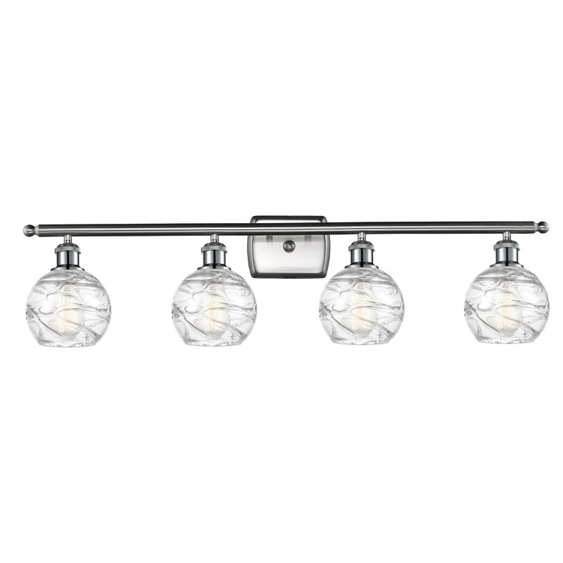 Éclairage pour meuble-lavabo à intensité variable Halvorson, Ampoule DEL 6 watts Vinage, Nickel satiné brossé
