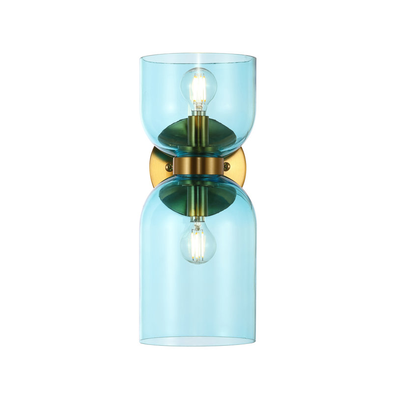 Oregon 2 - Light Armed Sconce, Blue