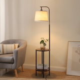 62'' Tray Table Floor Lamp