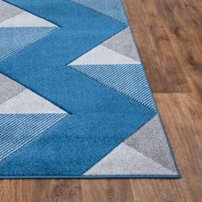 Diekmeyer Geometric Area Rug, Rectangle 60 x 110cm