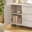 Buffet Rundelle Mid-Century moderne avec 2 portes et 3 tiroirs-133672520