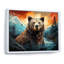 Impression sur toile Balmeet Bear Majestic Geometric II - Bear-1205572642-1205572698
