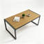 Table basse d'extérieur rectangulaire en bois WPC