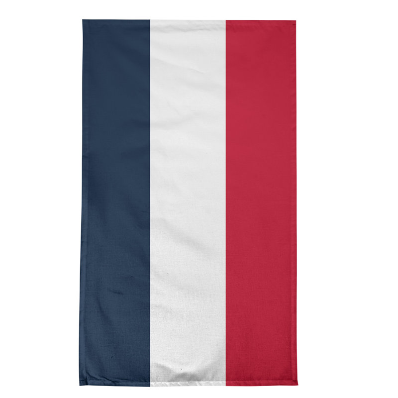 Serviette de thé à rayures pour équipe de football baltimore retour, Vert / blanc / rouge, Polyester sergé