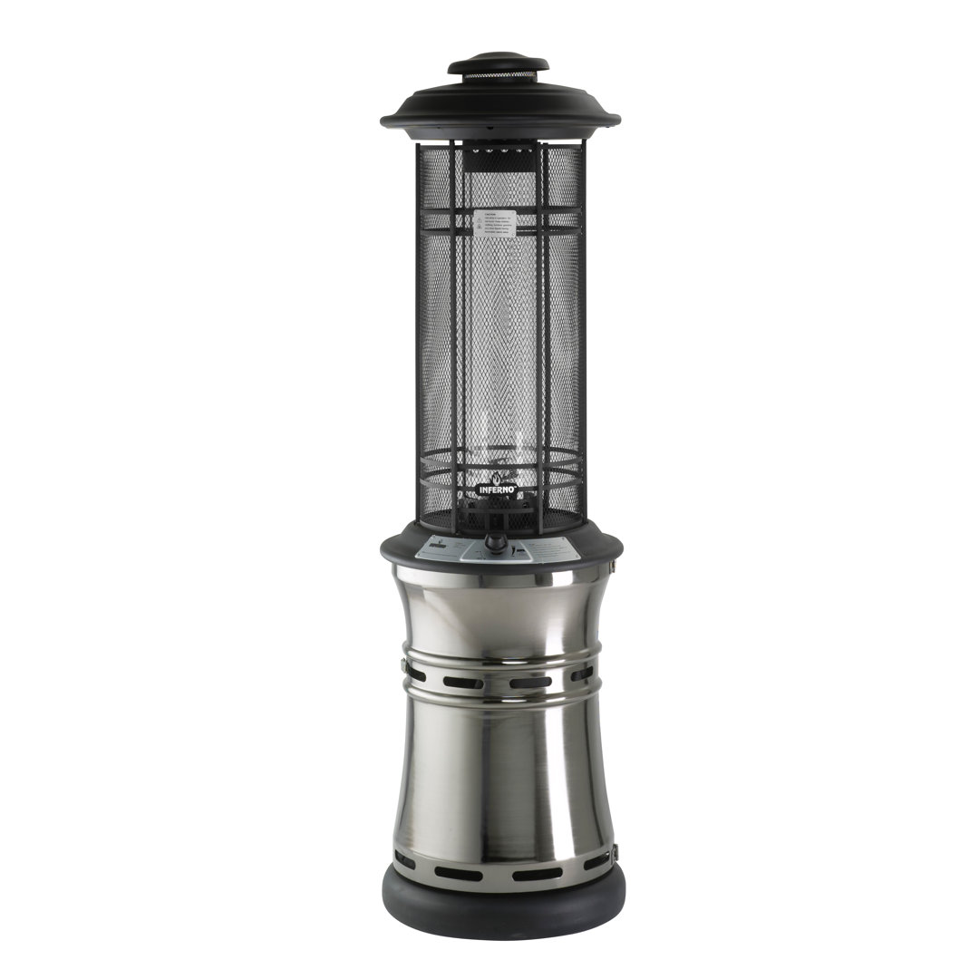Leo Steel Propane Electric Standing Patio Heater Patio Heater