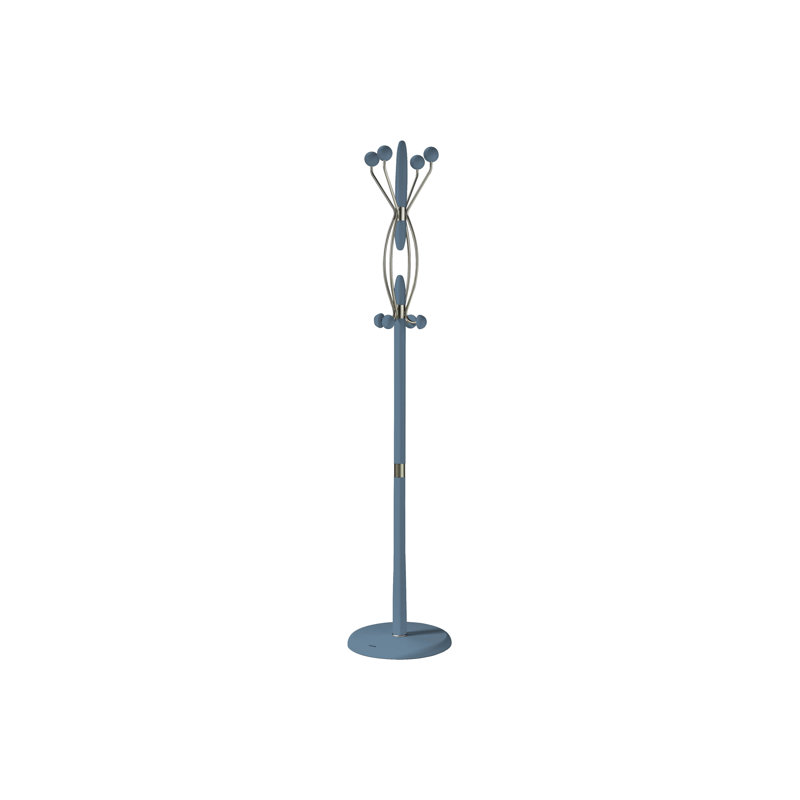 Jana Freestanding 8 - Hook Coat Rack, Blue