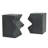MGO Side Table, Set Of 2 Rectangular Outdoor Side Tables, Decorative Garden Stools For Indoor Outdoor, Accent Table Patio Side Table End Table W Spotted, Stone Gray Color-1404765215