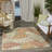  Aloha 3'6" x 5'6" Sage Rose Modern Rug-377258243