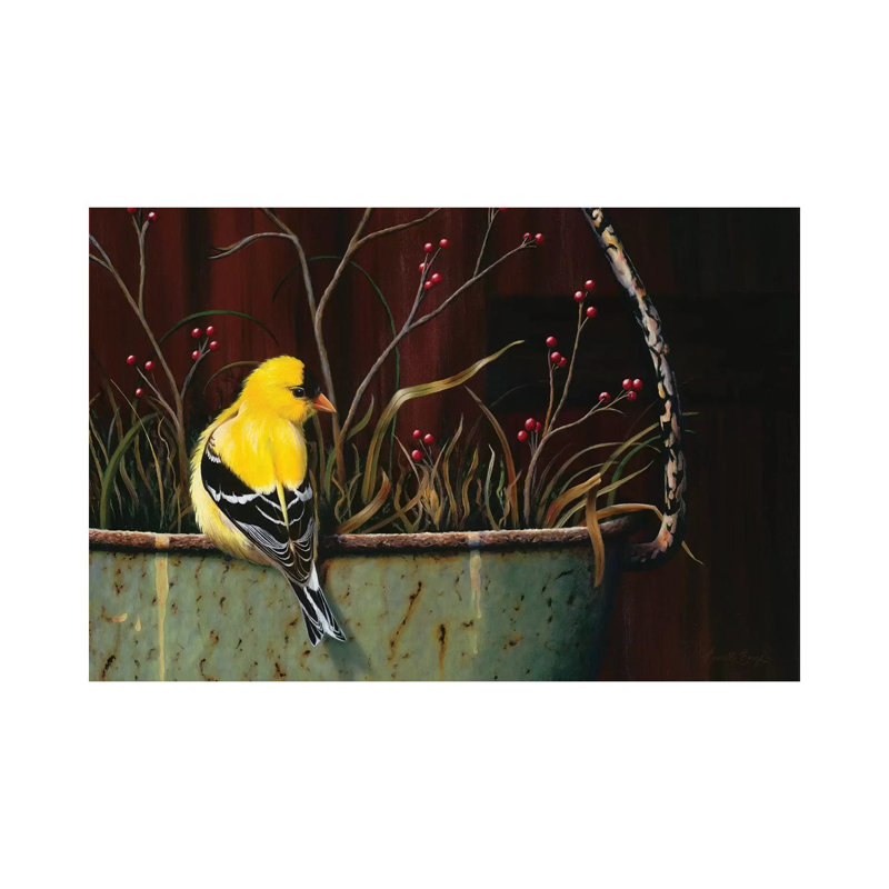 Yellow Bundle Of Joy by Camille Engel - Print on Canvas, Wrapped Canvas, 20.32 cm H x 30.48 cm W