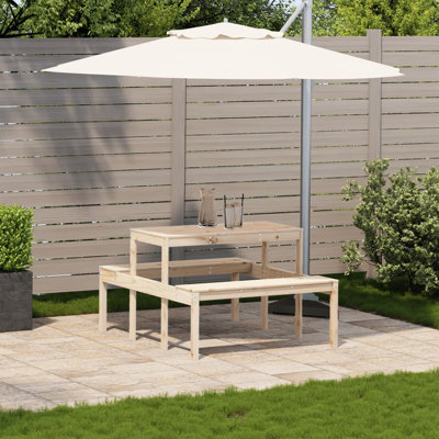 Coshocton Rectangular 110Cm L Outdoor Picnic Bench