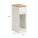 Breyonna Modern Narrow End Table Nightstands Set of 2 with drawers