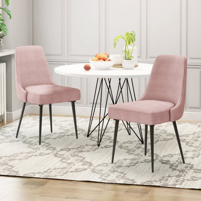 Chaises de salle à manger rembourrées Blush