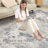 Washable Boho Large Neutral Vintage Soft Rug Stain Resistant Distressed Farmhouse Non-Slip Indoor Floor Carpet for Bedroom Nursery Kids Office Dining Room-2047120006