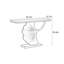 Console simple de style moderne brun-2048597958