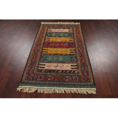One-of-a-Kind 3'4" X 5'9" Wool Area Rug in