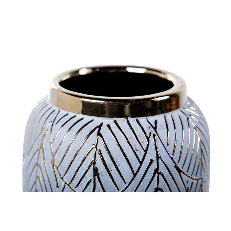 Paden Ceramic Table Vase, 30cm H x 15cm W x 15cm D
