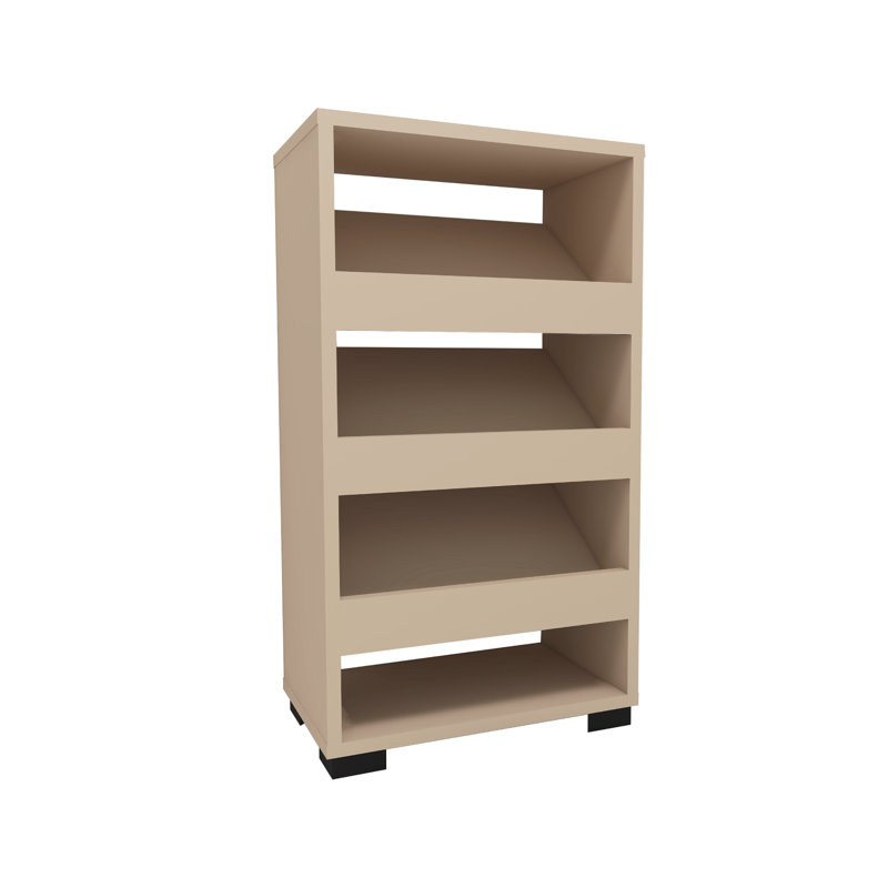 Shoe Rack 12 Pair Leslie, Beige