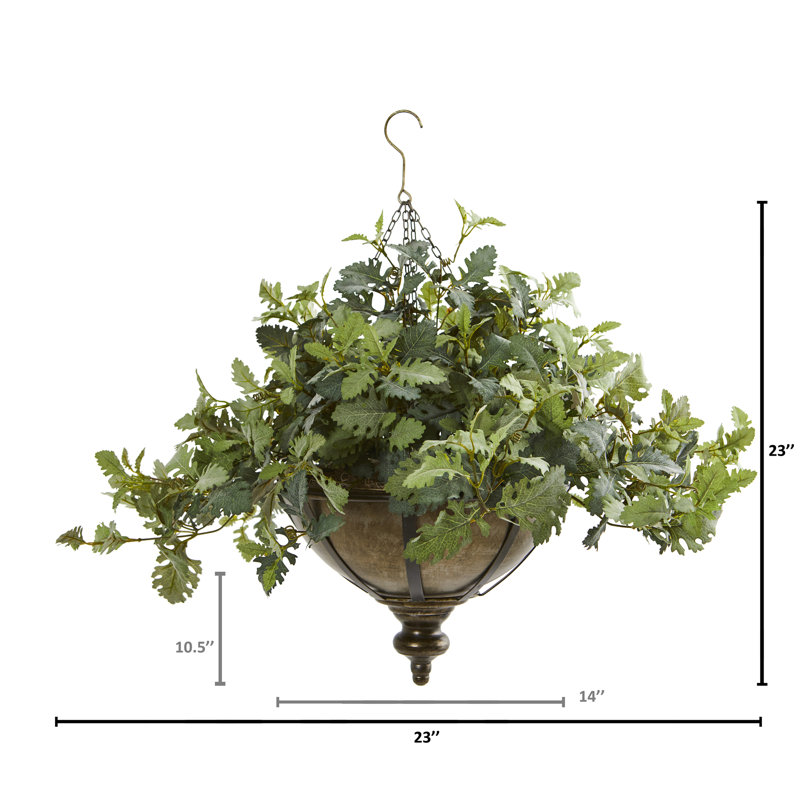 Plantes artificielles en pot de fleurs
