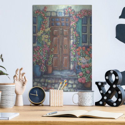 «Dorway in Provence» par Holly Wojhan, art mural en métal