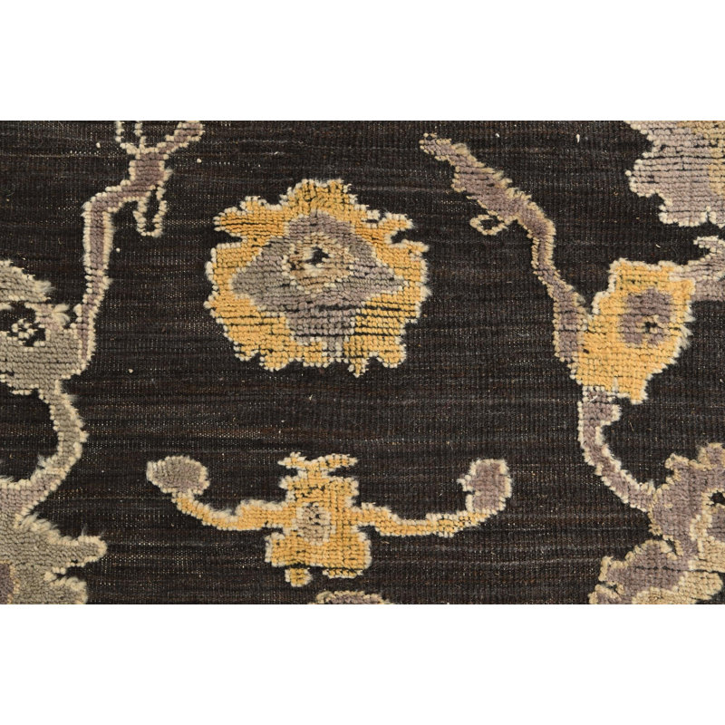 Tapis brun foncé 9 pi x 12 pi