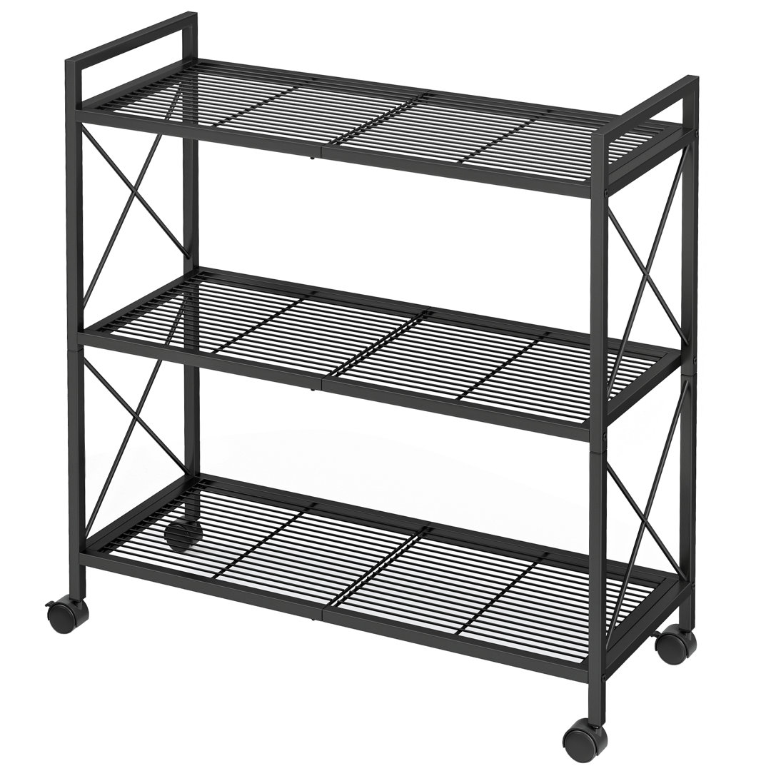 80cm W Shelving Unit with Wheels