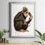 «Bath Animals I», reproduction d'art sur papier encadré-685033544-685033548