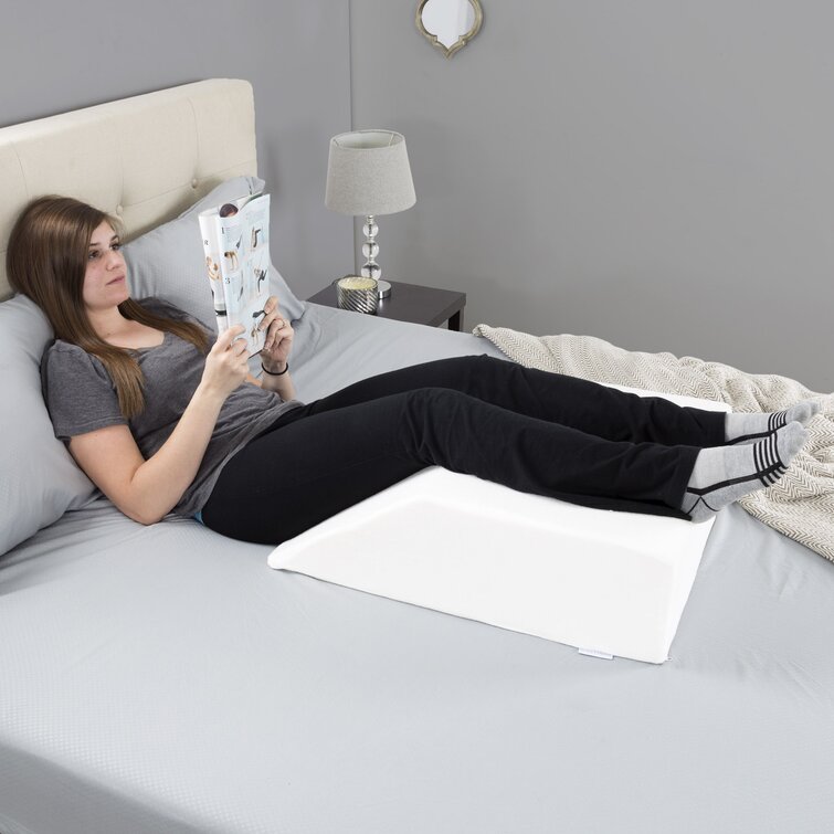 Restorology Elevating Foam Leg Rest Pillow - Wedge Pillow - Reduces Back Pain