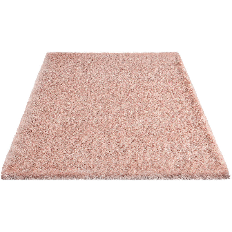 Lesa Floppy Light Pink Rug, Rectangle 60 x 110cm