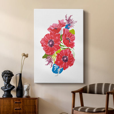 Brilliant Poppies I - galerie sur mesure