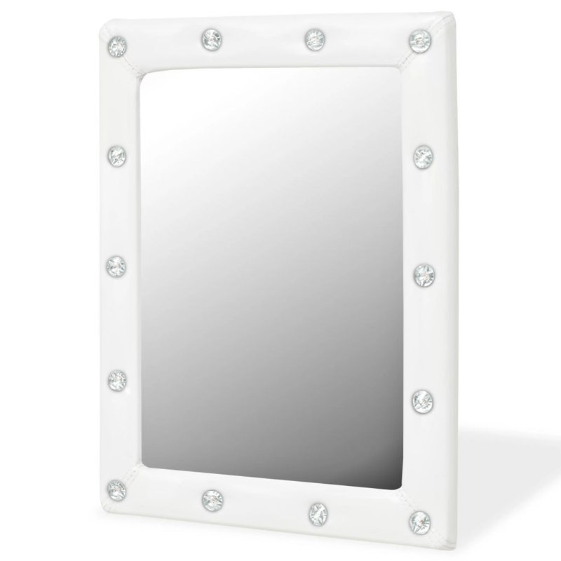 Osborn Flat Wall Mirror, 50cm H X 40cm W, White