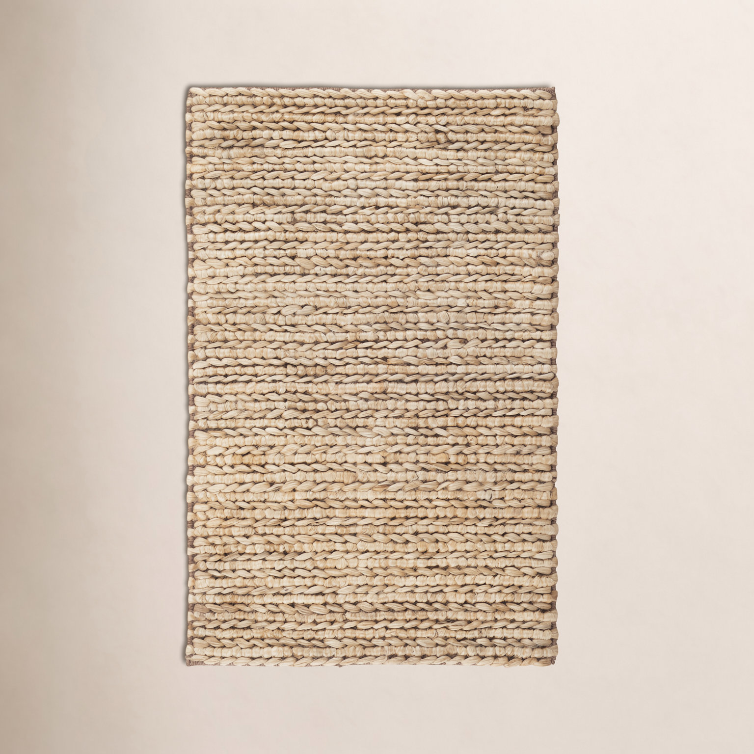 Jute Woven Natural Hand-Woven Jute Rug, Rectangle 2' x 3'
